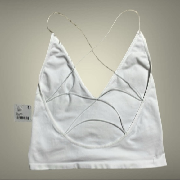 Free People Intimately White XS Crisscross Back - Picture 2 of 9